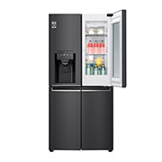 LG 508L inhoud | InstaView? Door-in-Door?  | DoorCooling+? | Water- en ijsdispenser met UVnano? | Inverter Linear Compressor, GMX844MCBF