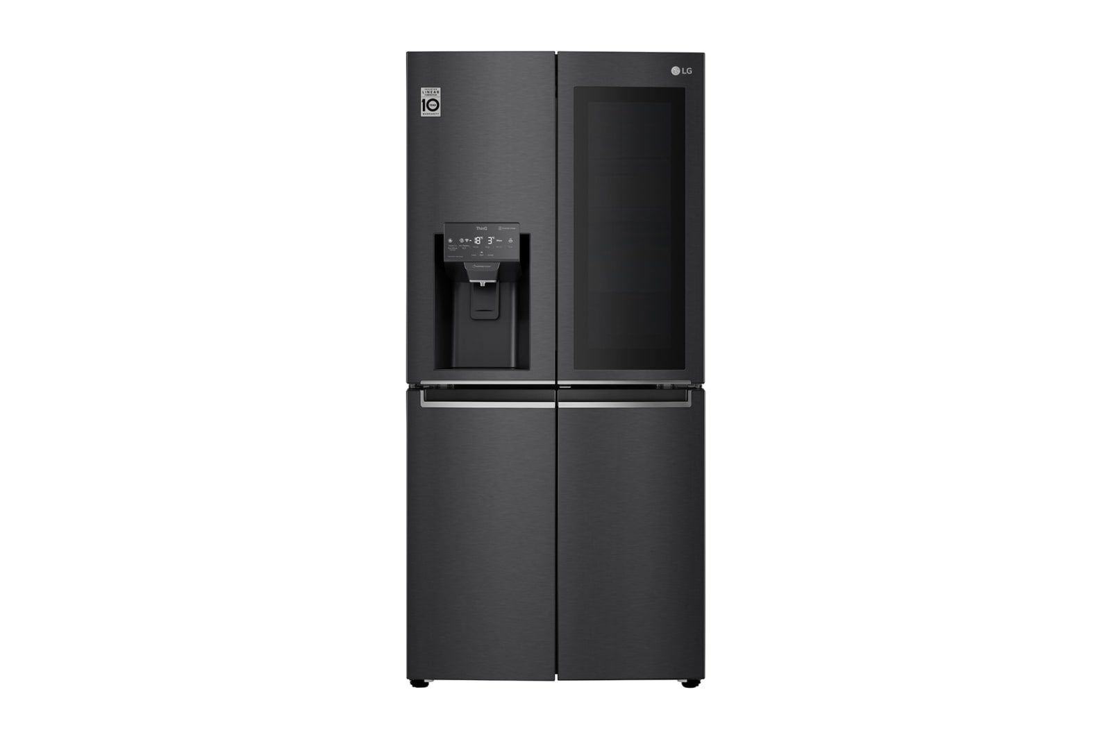 LG 508L inhoud | InstaView? Door-in-Door?  | DoorCooling+? | Water- en ijsdispenser met UVnano? | Inverter Linear Compressor, GMX844MCBF