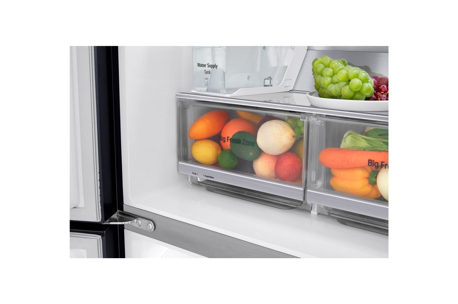 LG 508L inhoud | InstaView? Door-in-Door?  | DoorCooling+? | Water- en ijsdispenser met UVnano? | Inverter Linear Compressor, GMX844MCBF