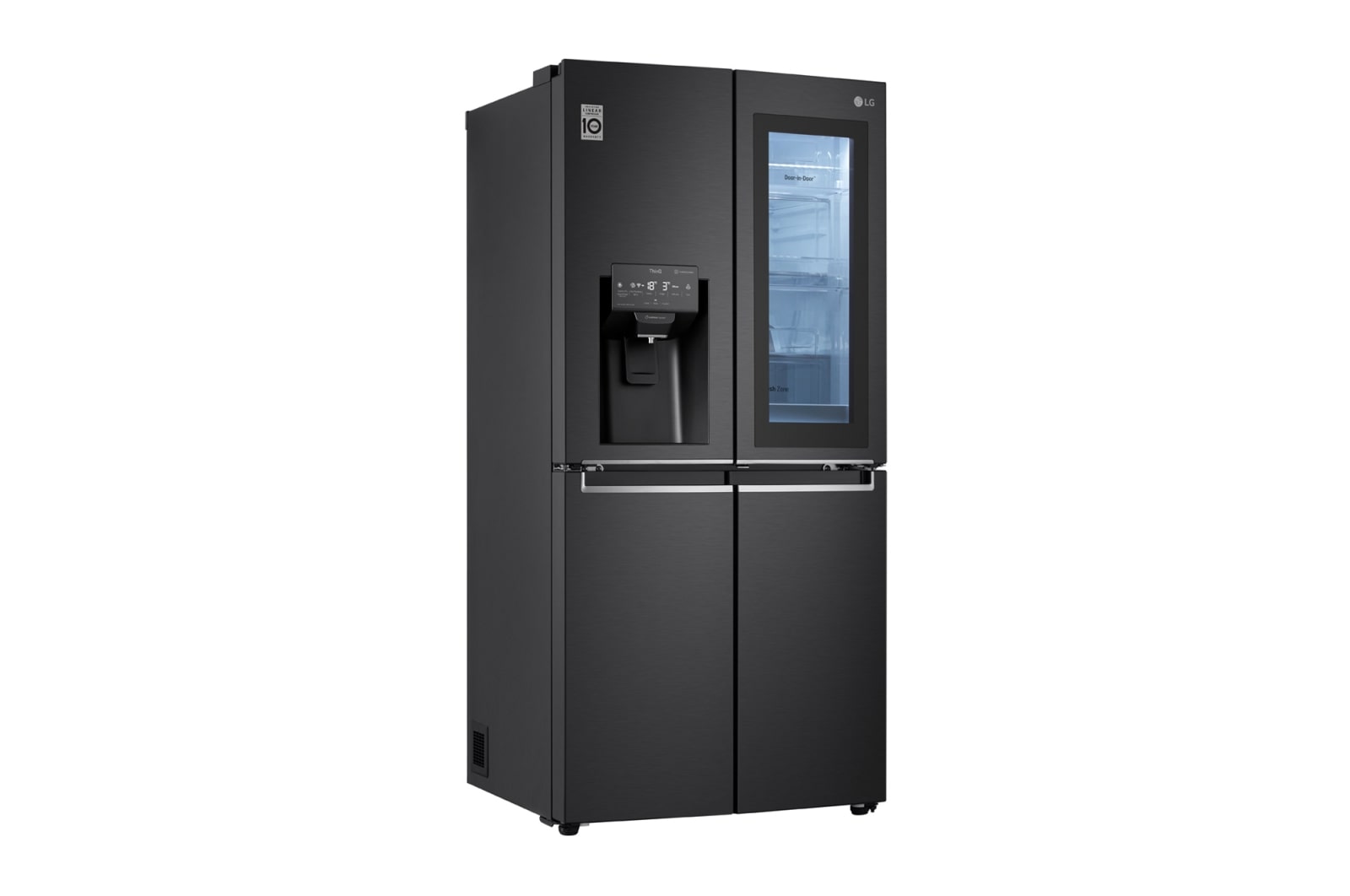 LG 508L inhoud | InstaView? Door-in-Door?  | DoorCooling+? | Water- en ijsdispenser met UVnano? | Inverter Linear Compressor, GMX844MCBF