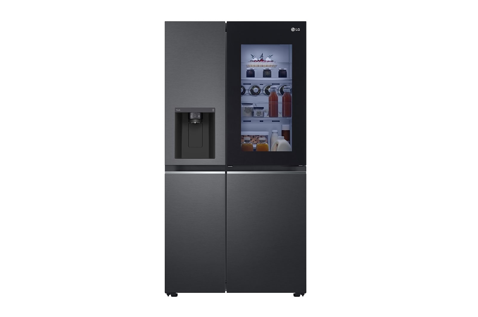 LG 635L inhoud | InstaView? Door-in-Door? | DoorCooling+? | FreshBalancer? | Total No Frost  | Inverter Linear Compressor, GSXV81MCLE