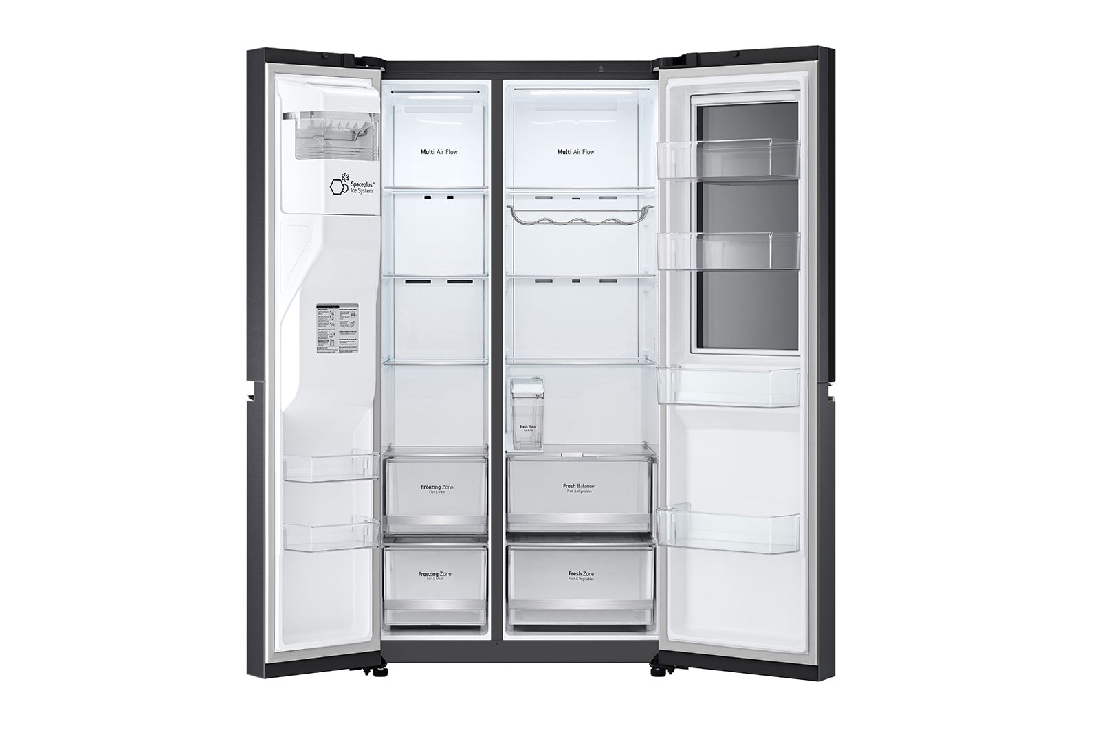 LG 635L inhoud | InstaView? Door-in-Door? | DoorCooling+? | FreshBalancer? | Total No Frost  | Inverter Linear Compressor, GSXV81MCLE