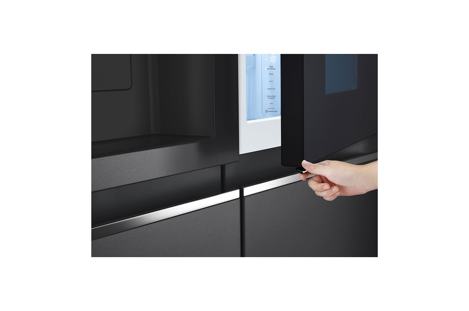 LG 635L inhoud | InstaView? Door-in-Door? | DoorCooling+? | FreshBalancer? | Total No Frost  | Inverter Linear Compressor, GSXV81MCLE