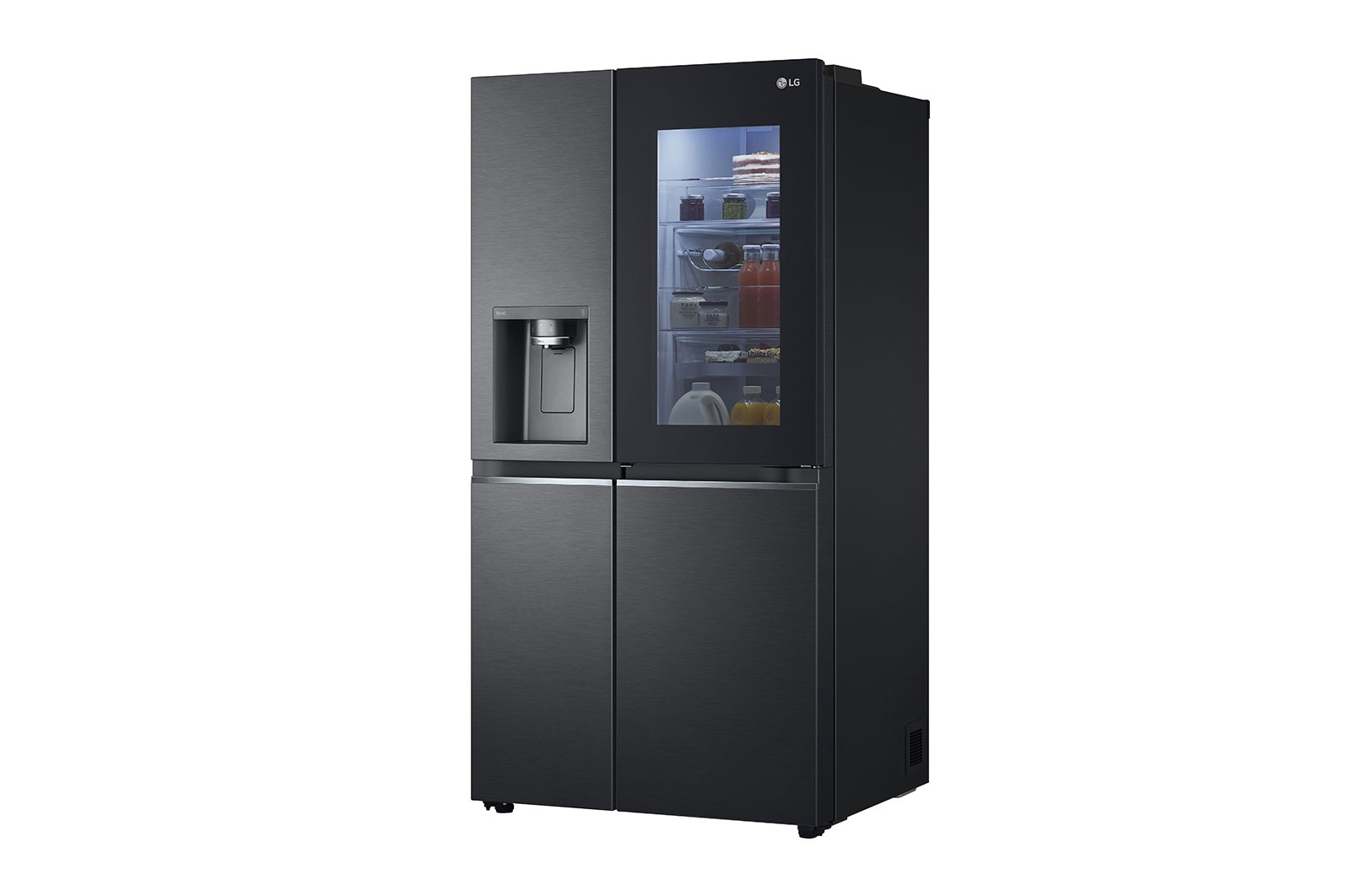 LG 635L inhoud | InstaView? Door-in-Door? | DoorCooling+? | Water- en ijsdispenser met UVnano? | Craft Ice? | Total No Frost | Inverter Linear Compressor, GSXV90MCDE