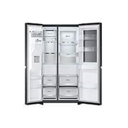 LG 635L inhoud | InstaView? Door-in-Door? | DoorCooling+? | Water- en ijsdispenser met UVnano? | Craft Ice? | Total No Frost | Inverter Linear Compressor, GSXV90MCDE