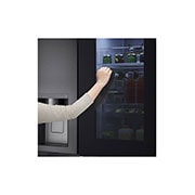 LG 635L inhoud | InstaView? Door-in-Door? | DoorCooling+? | Water- en ijsdispenser met UVnano? | Craft Ice? | Total No Frost | Inverter Linear Compressor, GSXV90MCDE