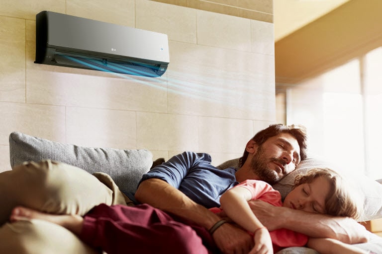 Feature card van 6.6kW, ARTCOOL Mirror, airconditioning met stijlvol design, DUAL Inverter en Uvnano? AC24BK.NSK