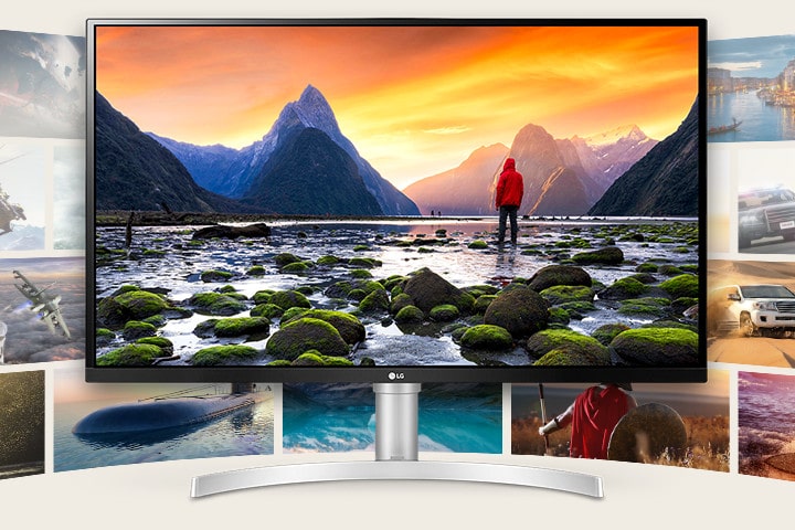 LG UHD 4K-scherm biedt uitzonderlijke helderheid, details en prestaties voor verschillende inhoud.