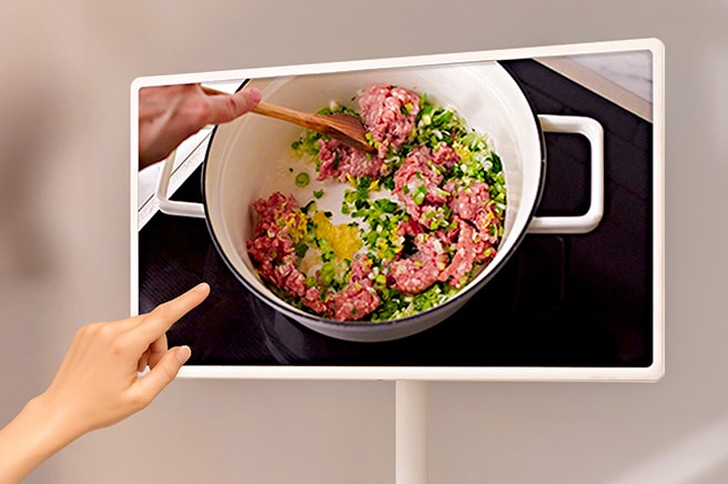 LG StanbyME gebruiksafbeelding