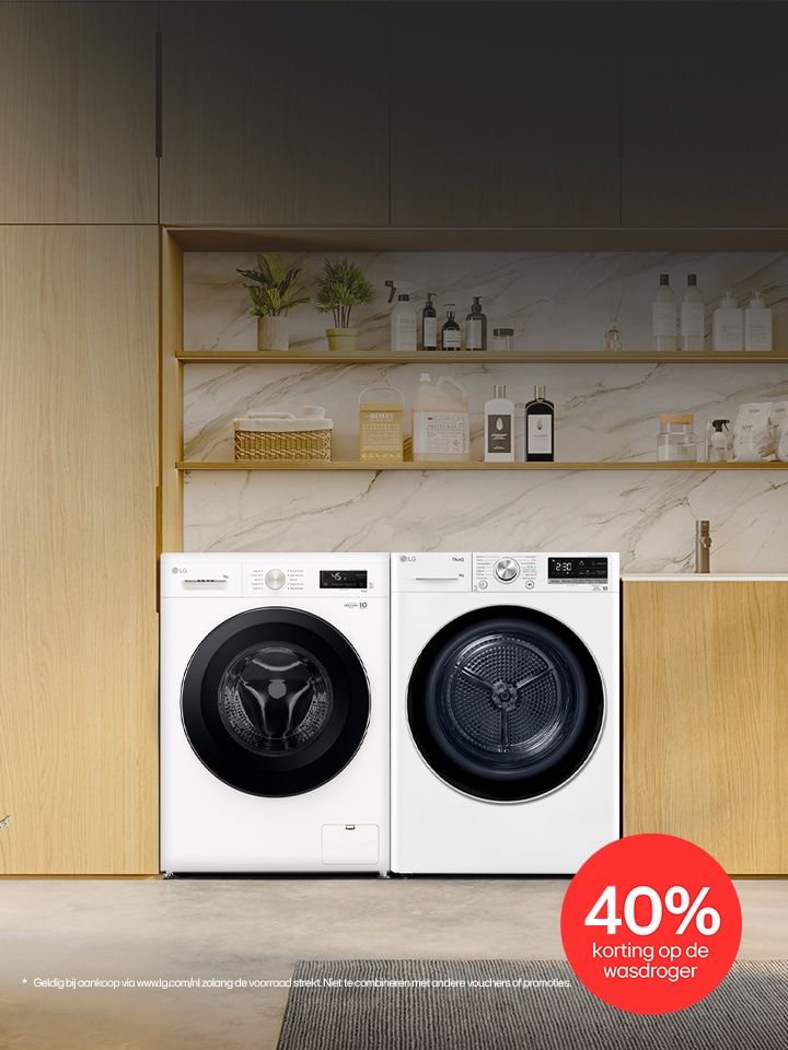Wassen en Drogen met LG