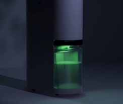 adjust the color of the water tank light using the LG ThinQ? app	