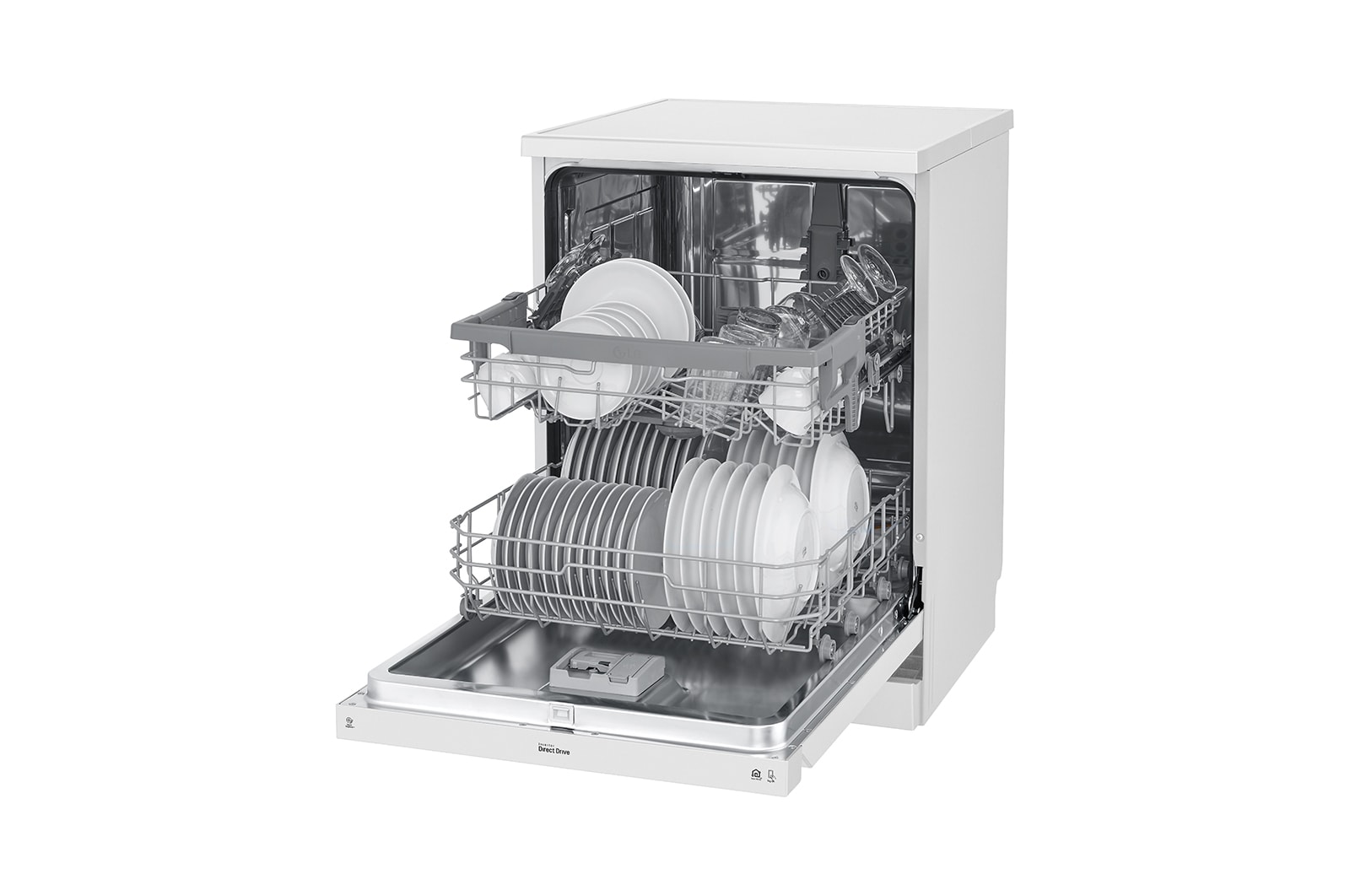 LG 14 Place QuadWash? Dishwasher in White Finish, XD5B14WH