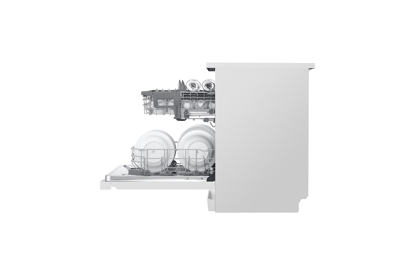 LG 14 Place QuadWash? Dishwasher in White Finish, XD5B14WH