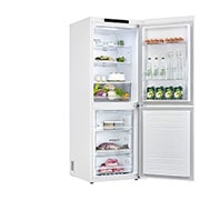 LG 306L Bottom Mount Fridge with Door Cooling in White Finish?, GB-335WL
