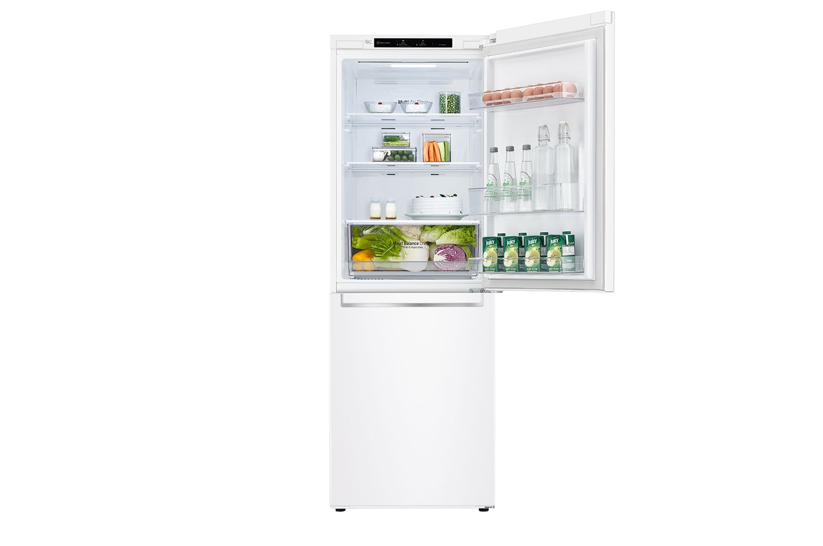 LG 306L Bottom Mount Fridge with Door Cooling in White Finish?, GB-335WL