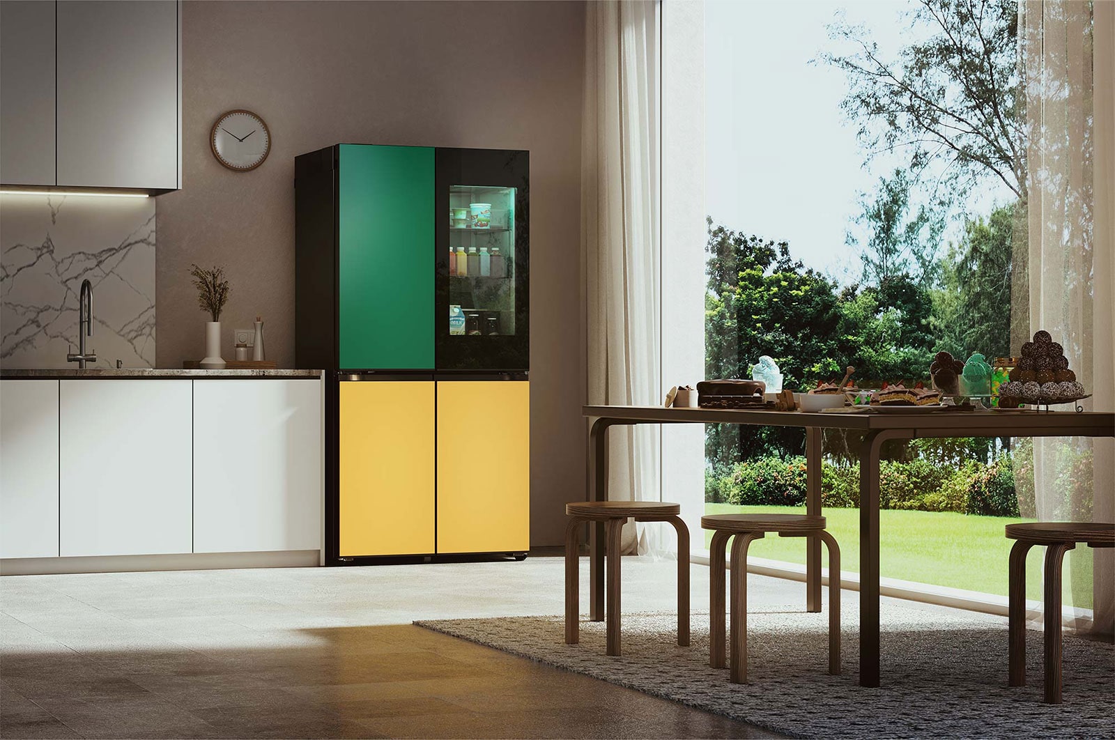LG 617L French Door Fridge with MoodUP?, GF-MV600