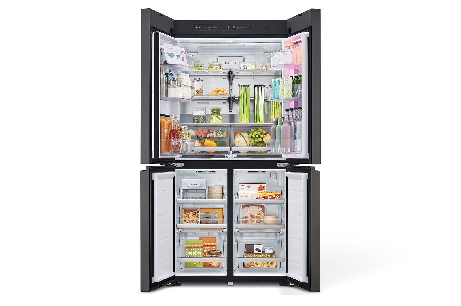 LG 617L French Door Fridge with MoodUP?, GF-MV600