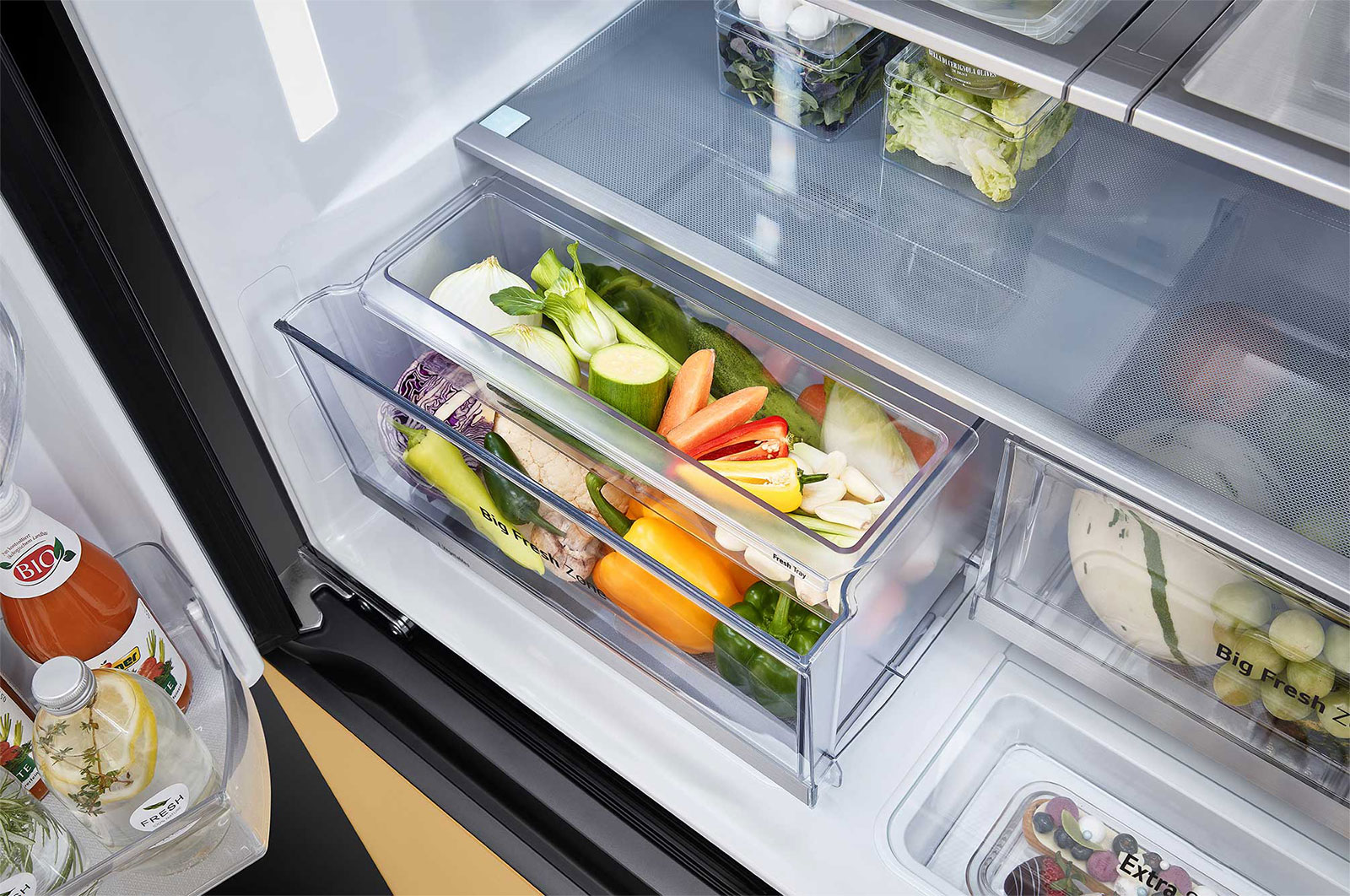 LG 617L French Door Fridge with MoodUP?, GF-MV600