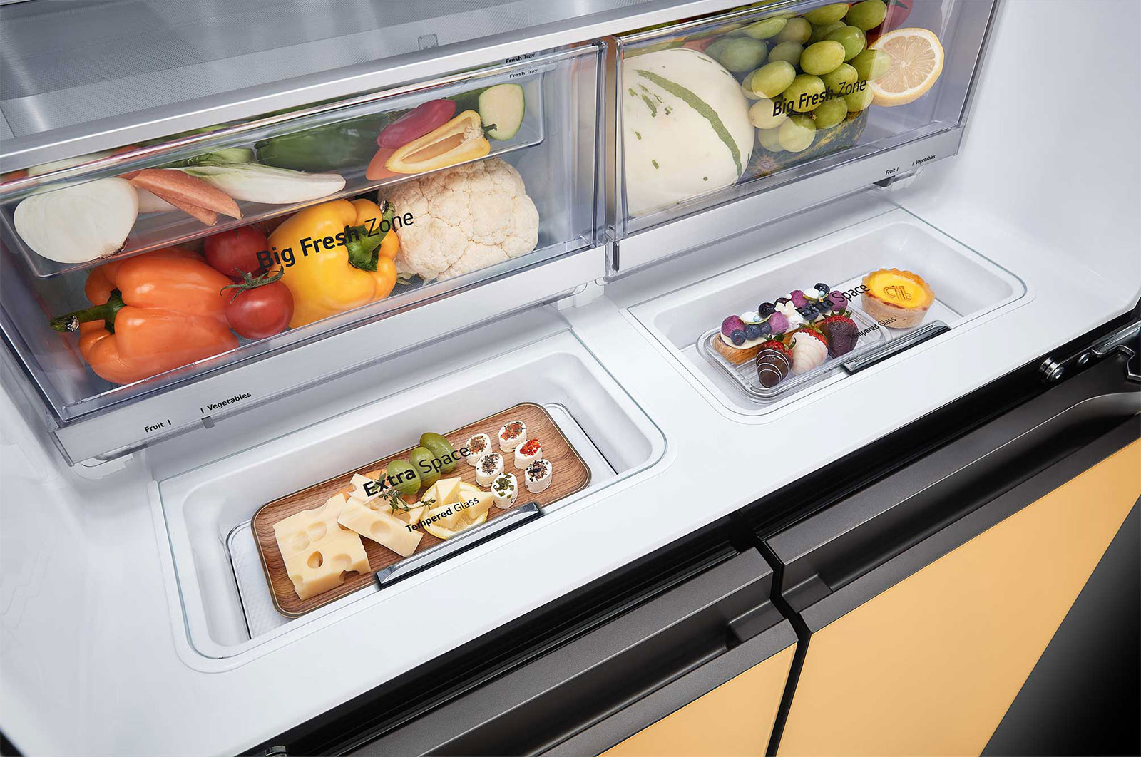 LG 617L French Door Fridge with MoodUP?, GF-MV600