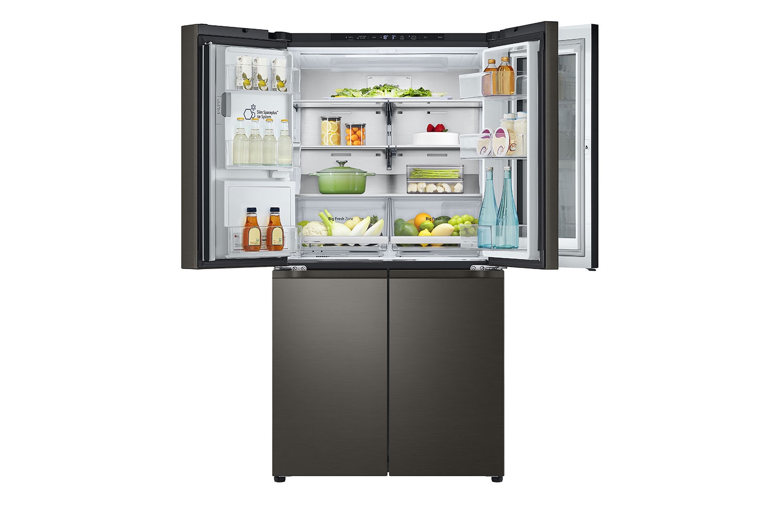 LG 642L?French Door Fridge, with InstaView Door-In-Door?,?in?Black Stainless?Finish, GF-V700BSLC