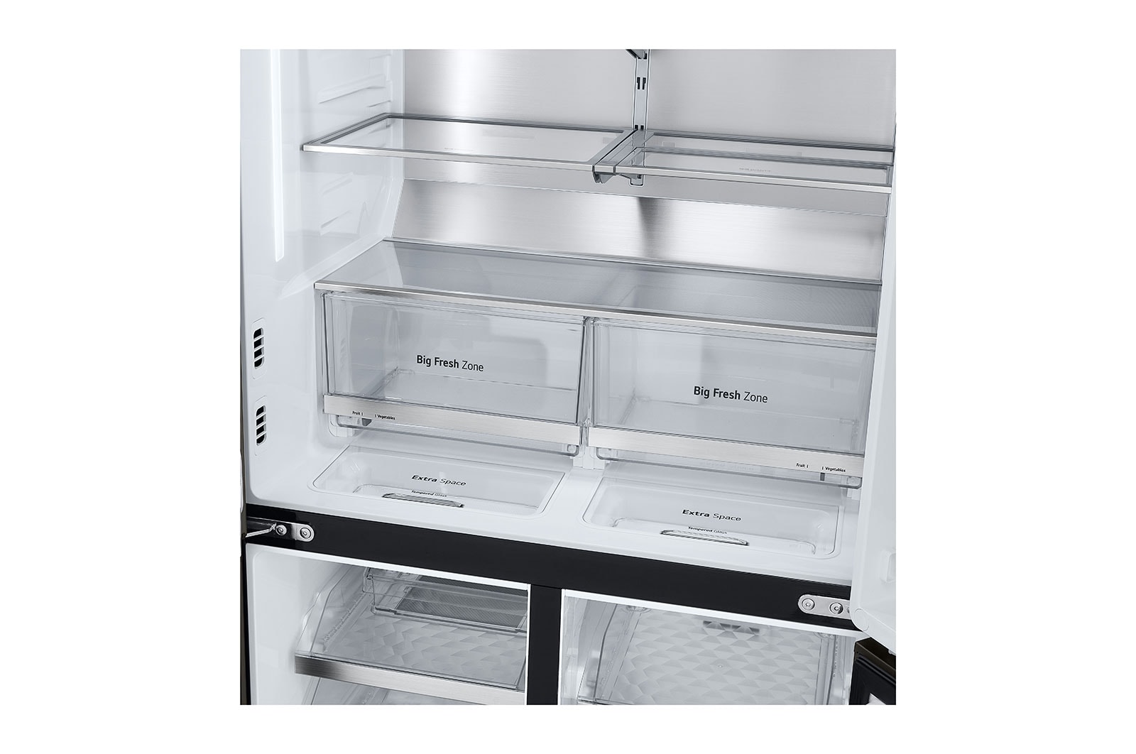 LG 642L?French Door Fridge, with InstaView Door-In-Door?,?in?Black Stainless?Finish, GF-V700BSLC