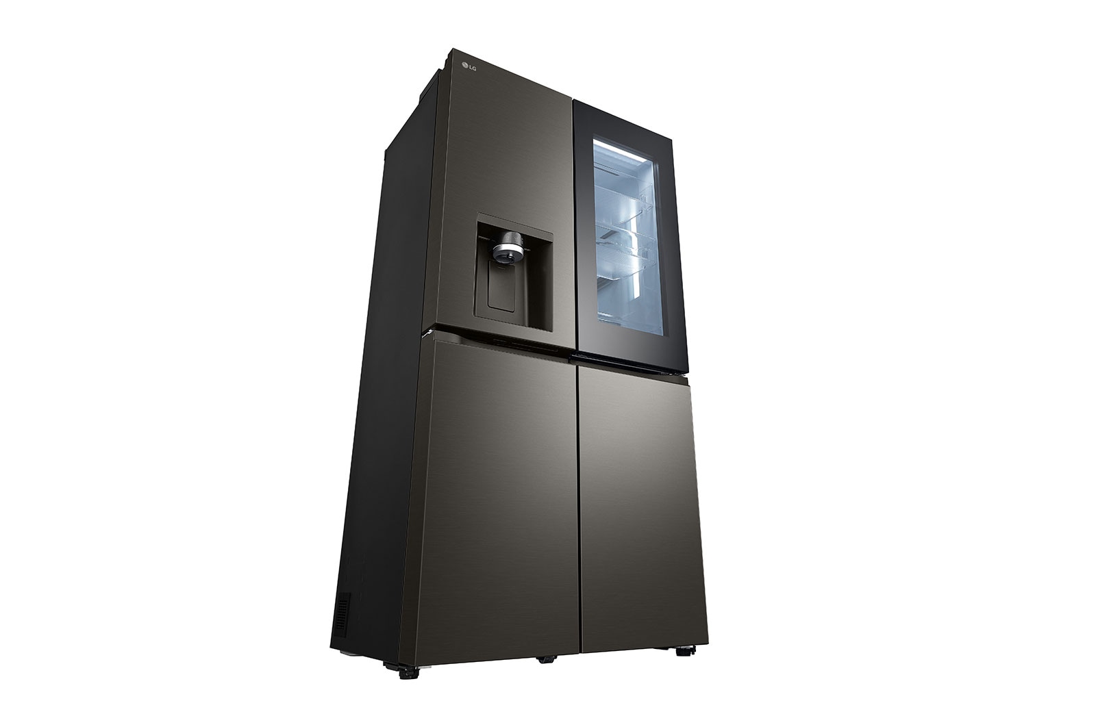 LG 642L?French Door Fridge, with InstaView Door-In-Door?,?in?Black Stainless?Finish, GF-V700BSLC