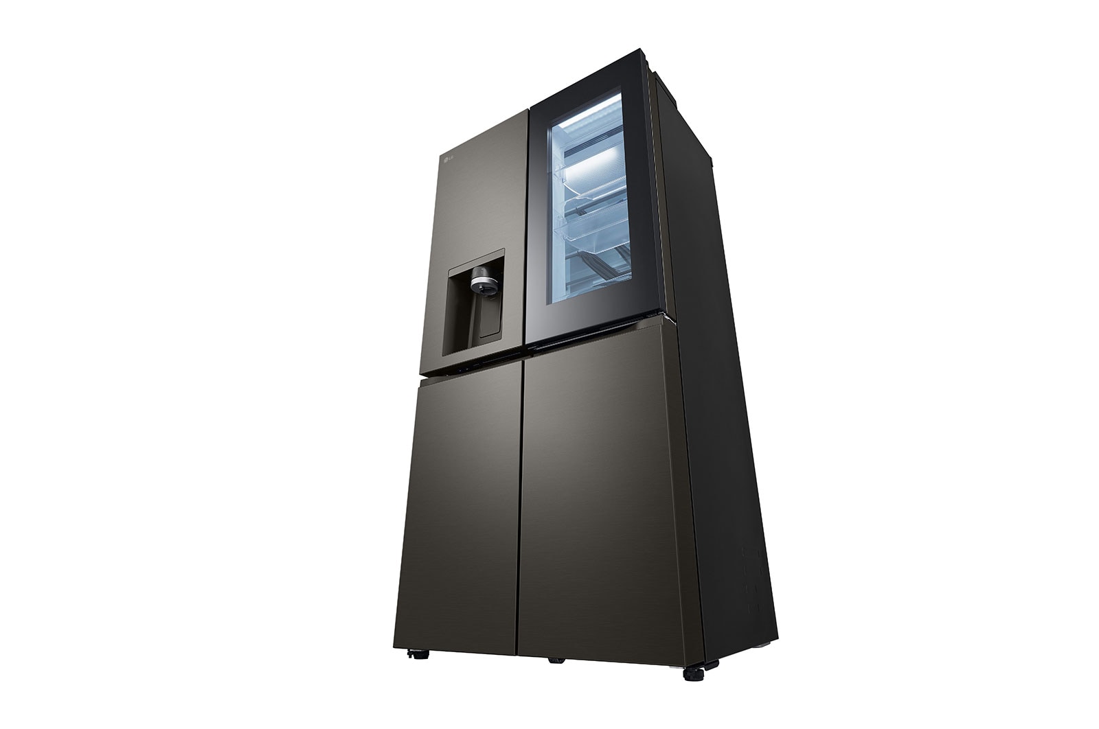 LG 642L?French Door Fridge, with InstaView Door-In-Door?,?in?Black Stainless?Finish, GF-V700BSLC