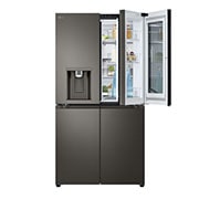 LG 642L?French Door Fridge, with InstaView Door-In-Door?,?in?Black Stainless?Finish, GF-V700BSLC