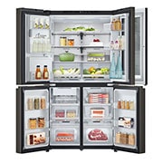 LG 642L?French Door Fridge, with InstaView Door-In-Door?,?in?Black Stainless?Finish, GF-V700BSLC