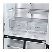 LG 642L?French Door Fridge, with InstaView Door-In-Door?,?in?Black Stainless?Finish, GF-V700BSLC