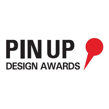 Logotipo del premio al dise?o PIN UP de 2020