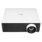 Top view with projector lens