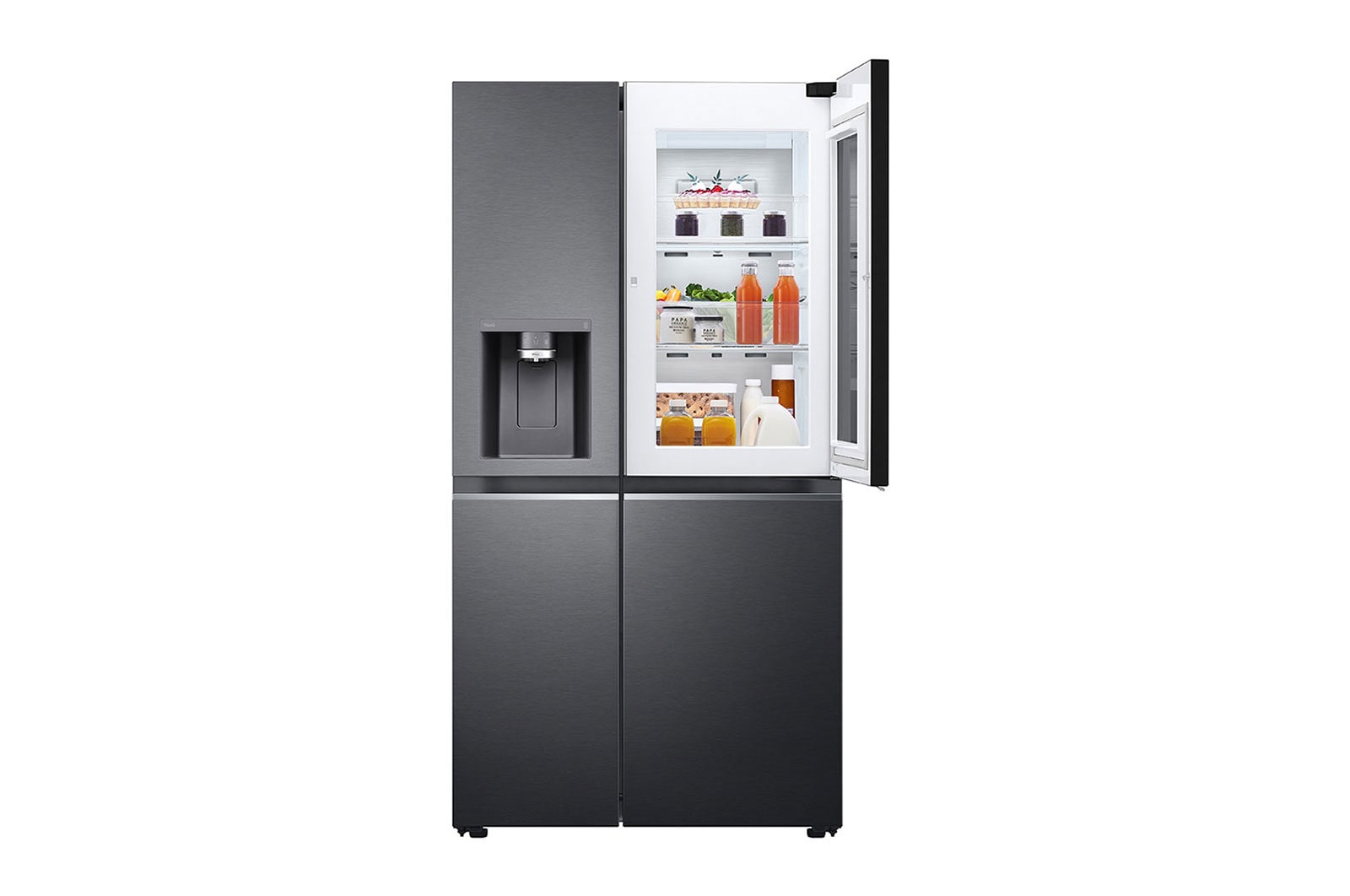 LG Refrigeradora Side By Side 23.8p? (Net) / 22.4p? (Gross) ThinQ? Door-in-Door? Craft Ice? Negro Mate, VS25XHWCB