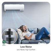 LG Aire Acondicionado LG DUALCOOL Inverter, 12,000 BTU/h, Solo Frío, 220V, Compresor Dual Inverter con 10 a?os de garantía, Pre Filtro, Recubrimiento Gold Fin? en la condensadora., VX122C1