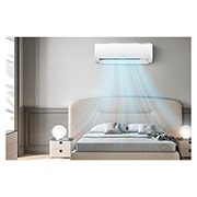 LG Aire Acondicionado LG DUALCOOL Inverter, 12,000 BTU/h, Solo Frío, 220V, Compresor Dual Inverter con 10 a?os de garantía, Pre Filtro, Recubrimiento Gold Fin? en la condensadora., VX122C1