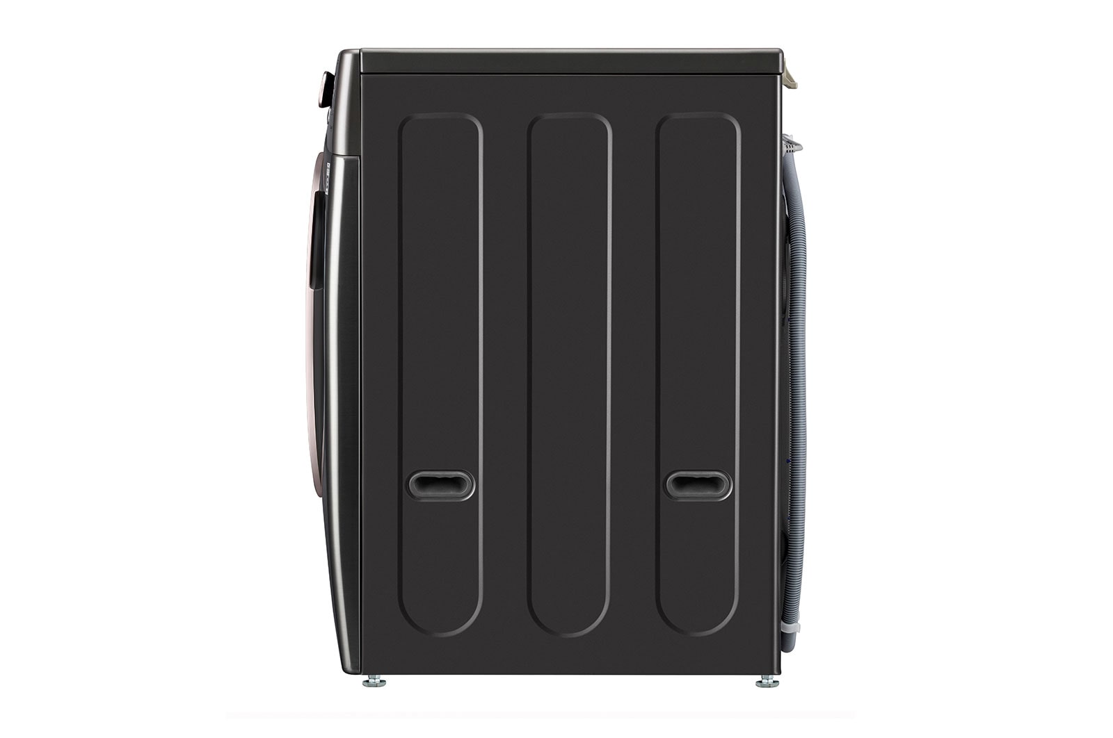 LG Lavadora Carga Frontal 25kg/55lbs LG TurboWash? 360° Steam? Black Steel , WM25BV2S6BR