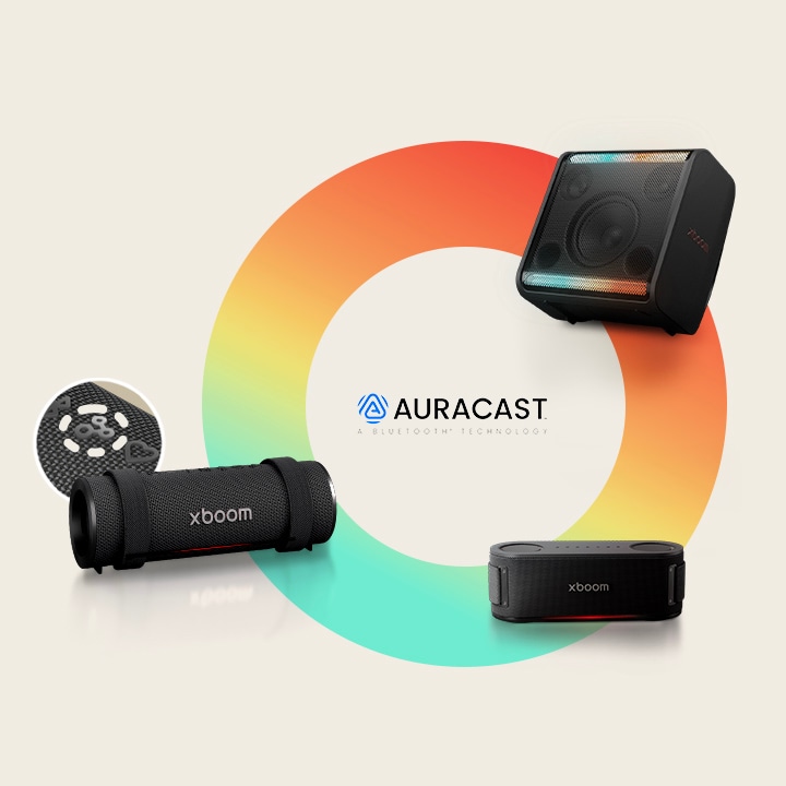 Conecte varios altavoces y amplifique el ambiente con Auracast?