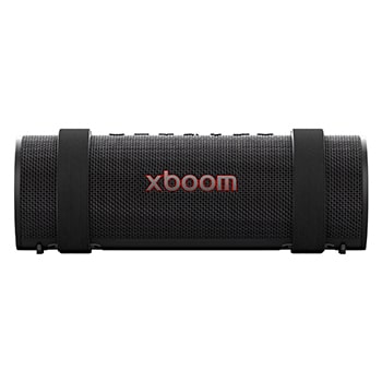 Vista frontal de la LG xboom Grab by will.i.am | Parlante Bluetooth portátil | xboom Signature Sound con portabilidad suprema