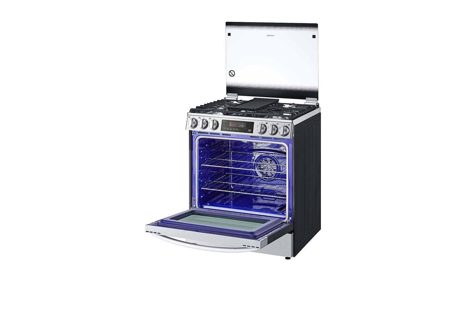 LG Cocina LG con Freidora de Aire y ThinQ?, Acero Inoxidable , LRGL5845S