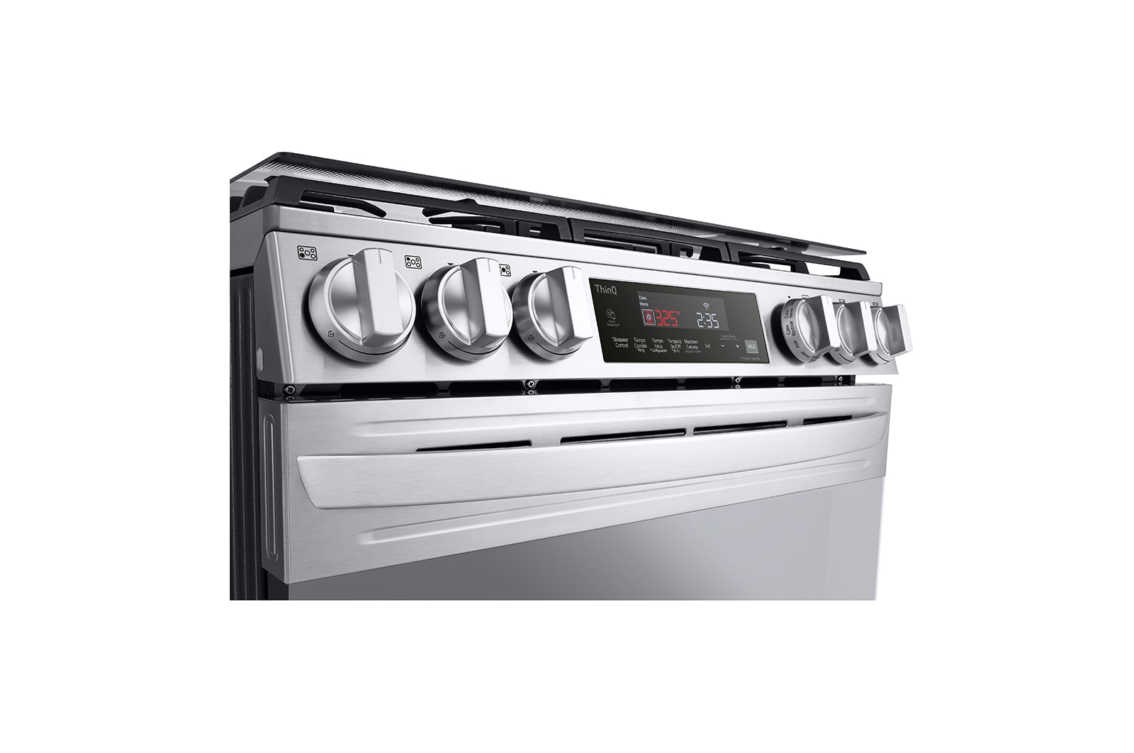 LG Cocina LG con Freidora de Aire y ThinQ?, Acero Inoxidable , LRGL5845S
