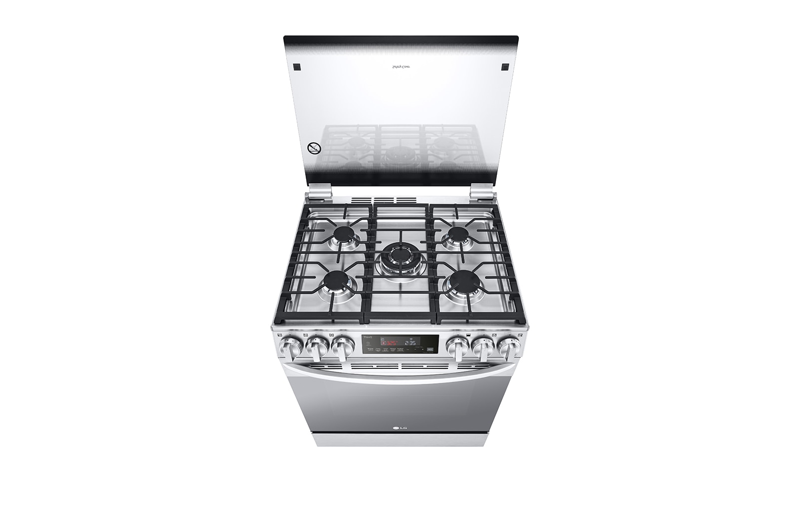 LG Cocina LG con Freidora de Aire y ThinQ?, Acero Inoxidable , LRGL5845S
