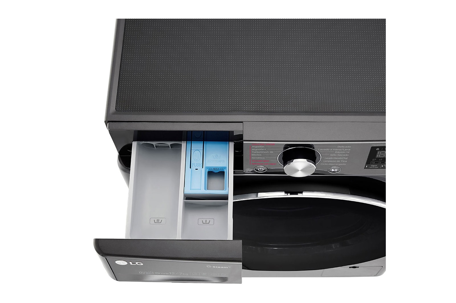 LG Lavaseca de 12Kg de Lavado y 7Kg de Secado, AI DD? y ThinQ, WD12BVC2S6C