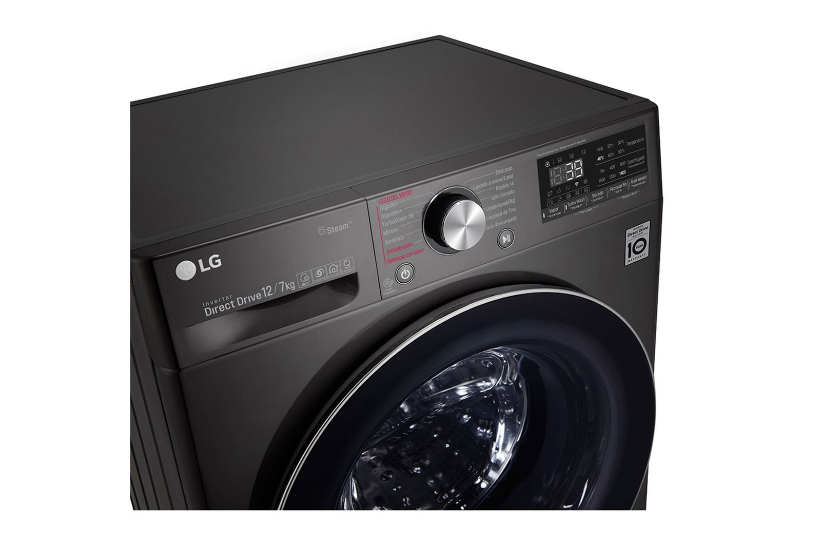 LG Lavaseca de 12Kg de Lavado y 7Kg de Secado, AI DD? y ThinQ, WD12BVC2S6C