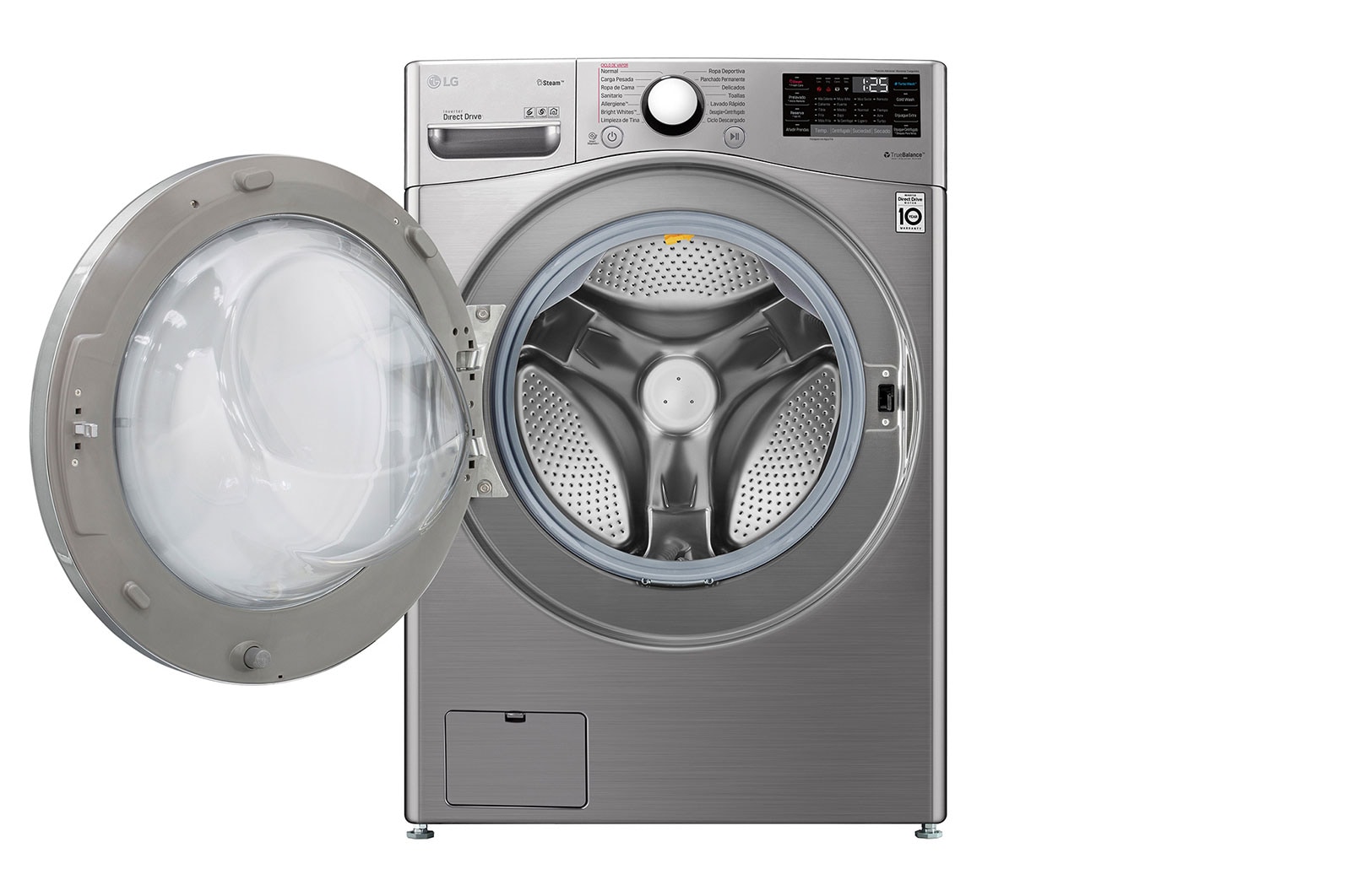 LG Lavaseca de 20kg de Lavado y 11kg de Secado, carga frontal con 6MotionDD, Steam y conectividad Wi-Fi, WD20VV2S6