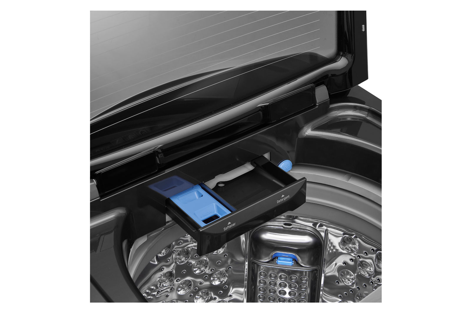 LG Lavadora de 22 kg con TurboWash 3D y ThinQ, negro acero, WT22BSS6H