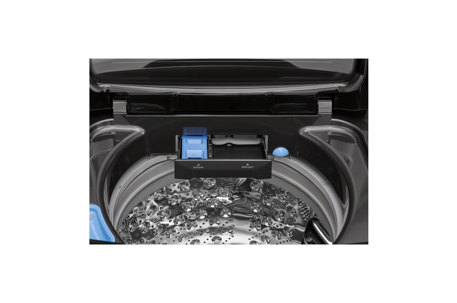 LG Lavadora de 22 kg con TurboWash 3D y ThinQ, negro acero, WT22BSS6H