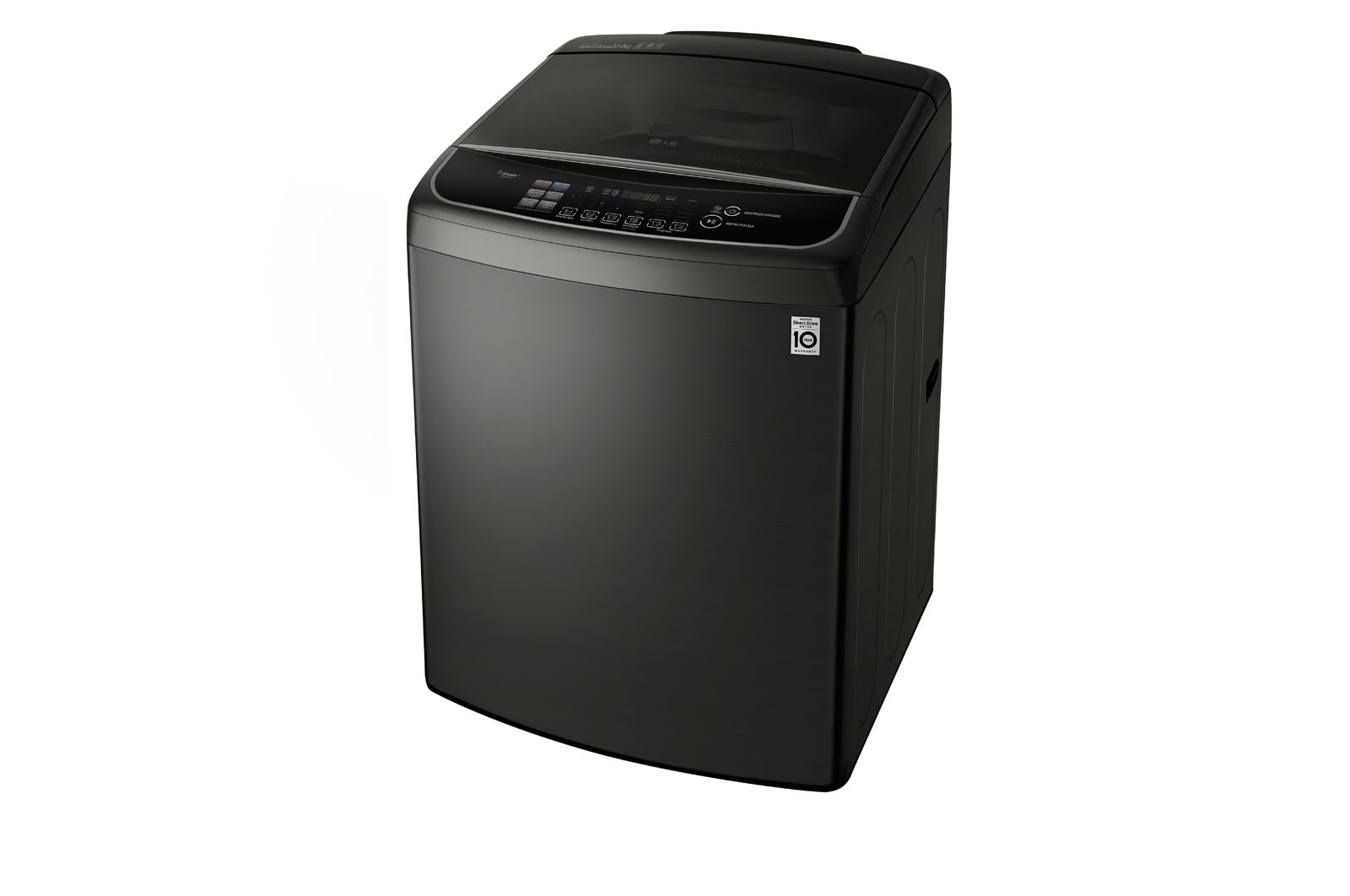 LG Lavadora de 22 kg con TurboWash 3D y ThinQ, negro acero, WT22BSS6H