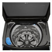 LG Lavadora de 22 kg con TurboWash 3D y ThinQ, negro acero, WT22BSS6H