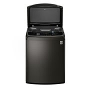 LG Lavadora de 22 kg con TurboWash 3D y ThinQ, negro acero, WT22BSS6H