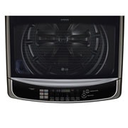 LG Lavadora de 22 kg con TurboWash 3D y ThinQ, negro acero, WT22BSS6H